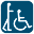 Accessibile disabili con accompagnatore